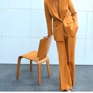 NWT Zara high waisted wide leg trousers / pants